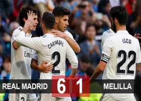 Real Madrid 6-1 Melilla