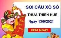 Soi cầu xổ số Thừa Thiên Huế ngày 13/9/2021