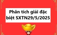 Phân tích giải đặc biệt SXTN ngày 29/5/2025