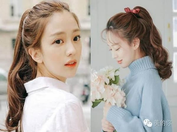 Vì sao cần chú ý khi buộc tóc đuôi ngựa cho mặt tròn?