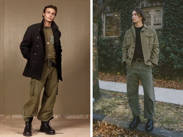 Giày Combat Boot + Quần Cargo – Bụi Bặm & Phóng Khoáng