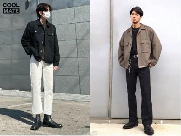 Cách phối đồ với giày Boot cổ ngắn nam
