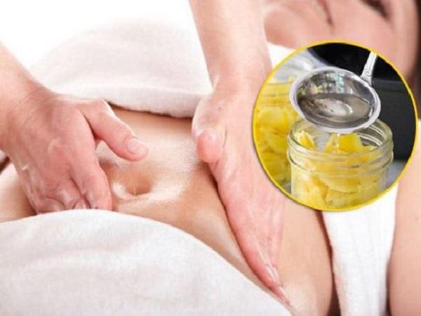Massage bằng rượu gừng