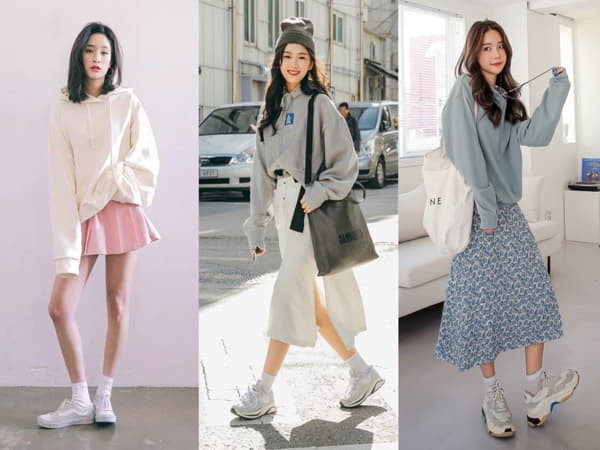 Hoodie + Váy Body – Gợi Cảm Nhưng Không Quá Đà