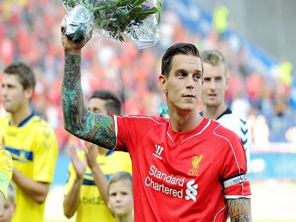 Daniel Agger là 1 cầu thủ Đan Mạch đá cho Liverpool
