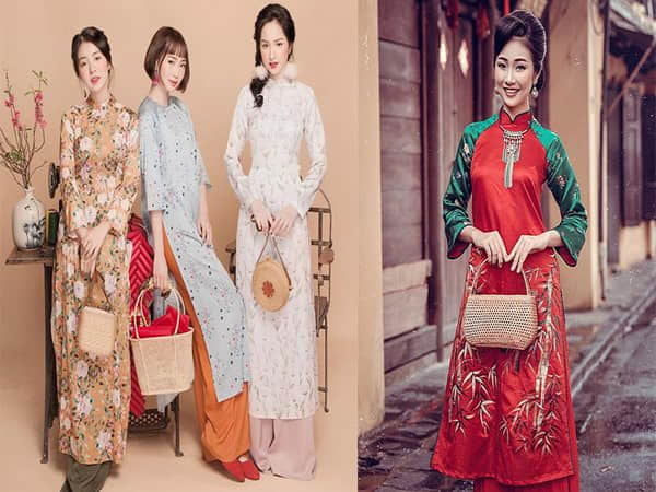 Cách phối phụ kiện giúp áo dài nổi bật hơn