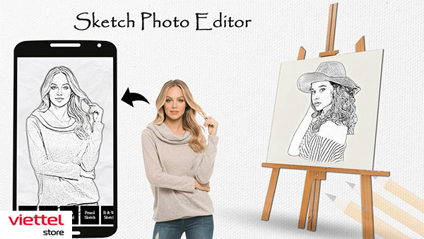 Sketch Master cung cấp 7 loại bút vẽ miễn phí và hơn 40 bộ lọc khác nhau.