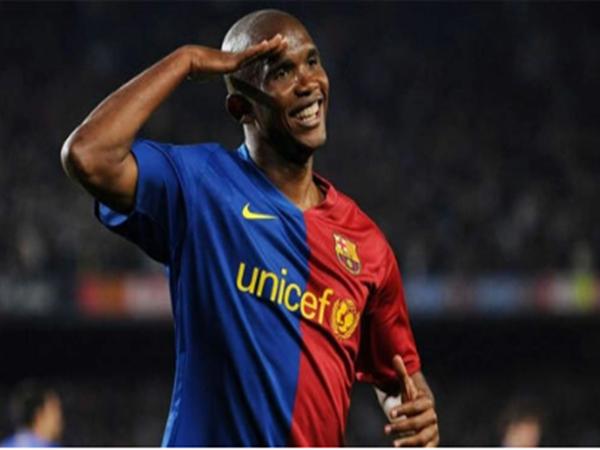 Tiền đạo Barca Samuel Eto’o