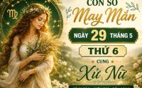 Con số may mắn ngày 29 tháng 5 thứ 6 cung Xử Nữ