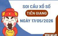 soi cầu xổ số Tiền Giang ngày 17/5/2026
